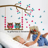 Owls Wall Stickers Lovely