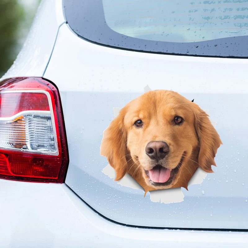 Dog Self-adhesive Decal Car Sticker Waterproof 13cm/17cm