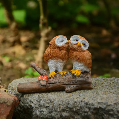 Cute Owl Resin Figurine