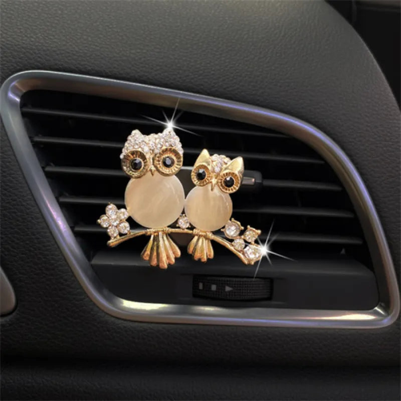 Owl Perfume Clip Car Deodorizing Air Freshener