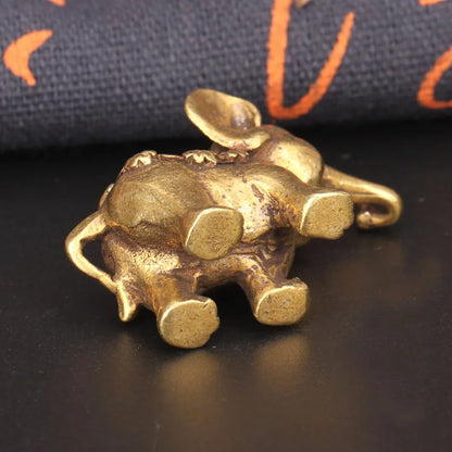 Elephant Copper Statue Figurines