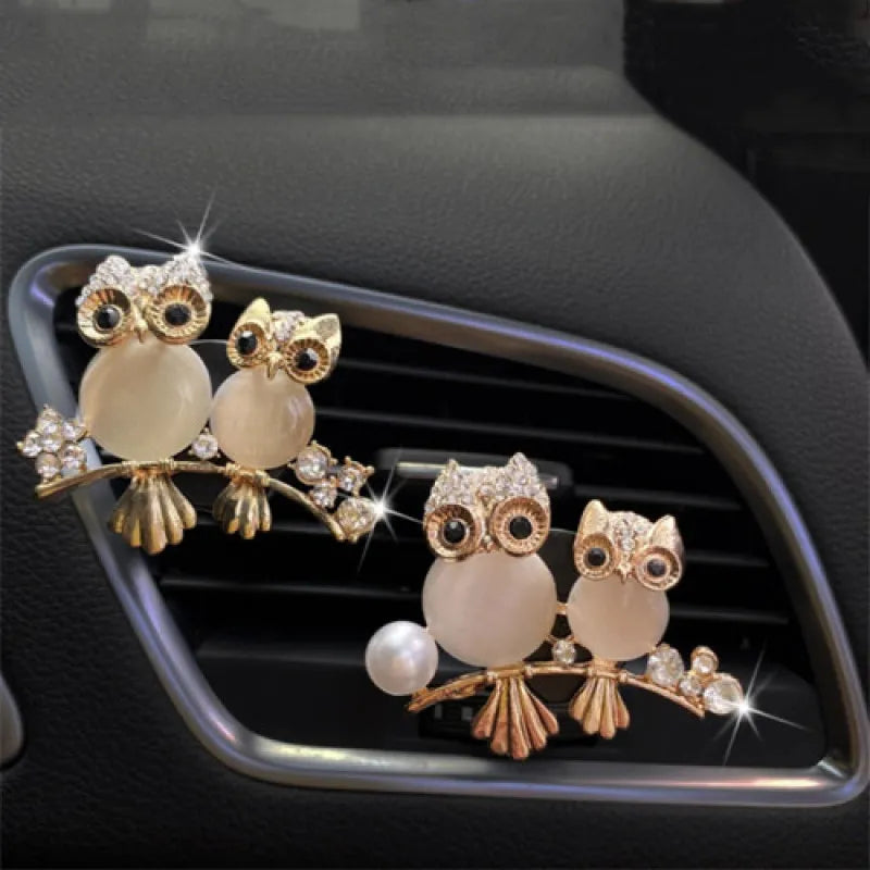 Owl Perfume Clip Car Deodorizing Air Freshener