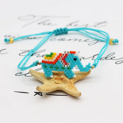 Elephant Pattern Bracelets Bohemian Handmade Bead