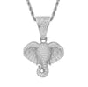 Elephant Head Pendant Necklace