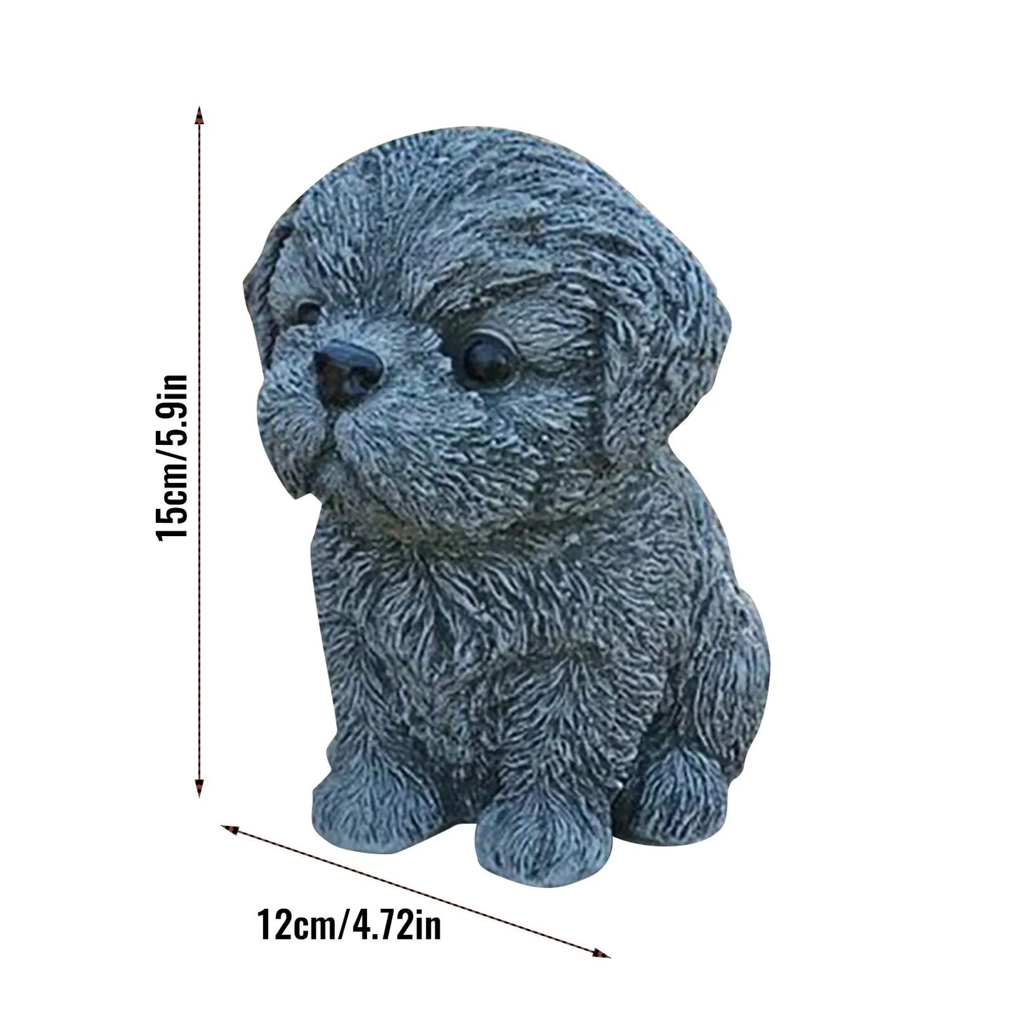 Dog Cute Statue Resin