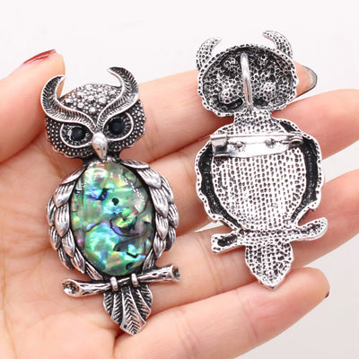 Owl Brooches Zinc Alloy Brooch Badge Pin