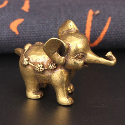 Elephant Copper Statue Figurines