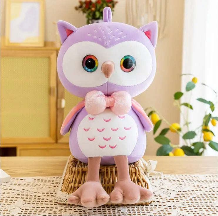 Owl Shaped Stuffed Fluffy Toy