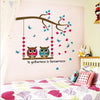 Owls Wall Stickers Lovely