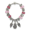 Owl Crystal Bead Bracelet Pandora