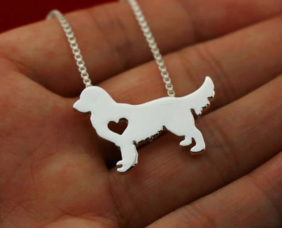 Dog Golden Retriever Necklace Pendant