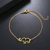 Elephant Stainless Steel Bracelet Gold Color