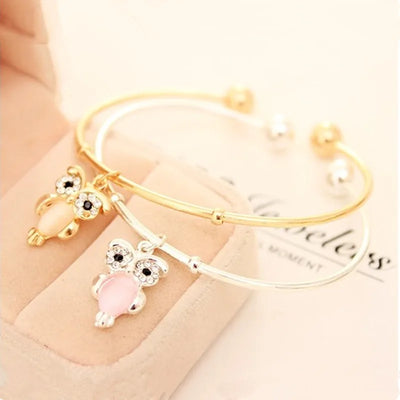 Owl Opal Crystal Bracelet