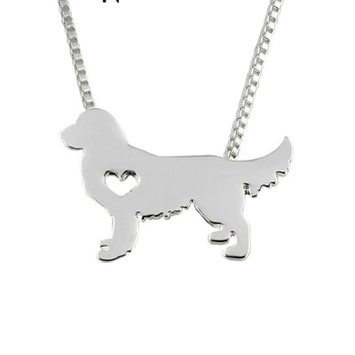 Dog Golden Retriever Necklace Pendant