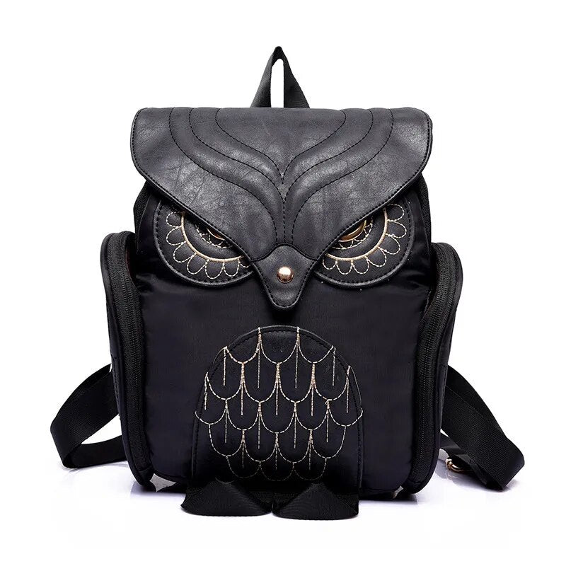 Owl Backpacks PU Leather