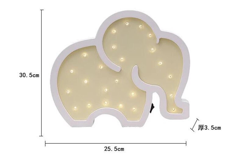 Elephant Baby LED Bedside Lamp