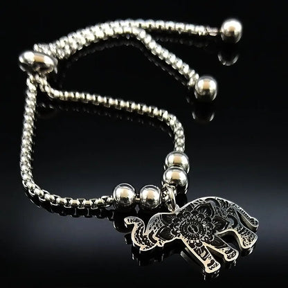 Elephant Stainless Steel Bracelet