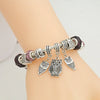 Owl Crystal Bead Bracelet Pandora