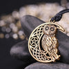 Owl Moon Pendants Necklace