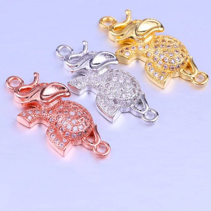 Elephant Pendant Connector DIY Accessories