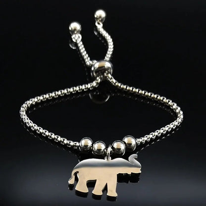 Elephant Stainless Steel Bracelet