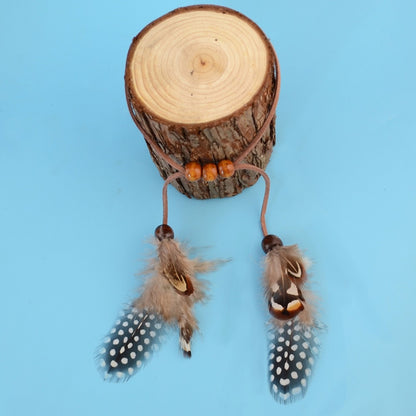 Native Feather Arm Bracelets Leather Adjustable