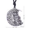 Owl Moon Pendants Necklace