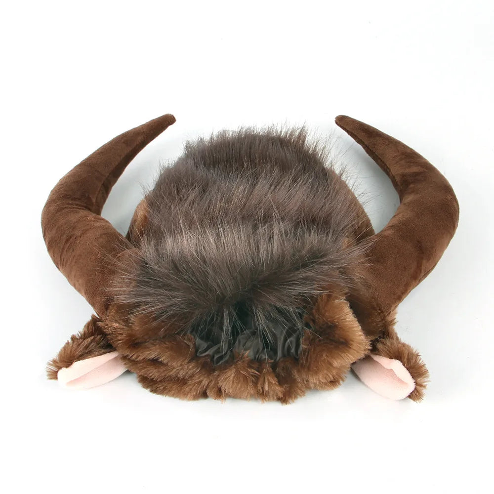 Dog Costumes Cattle Horns Funny Pet Cosplay