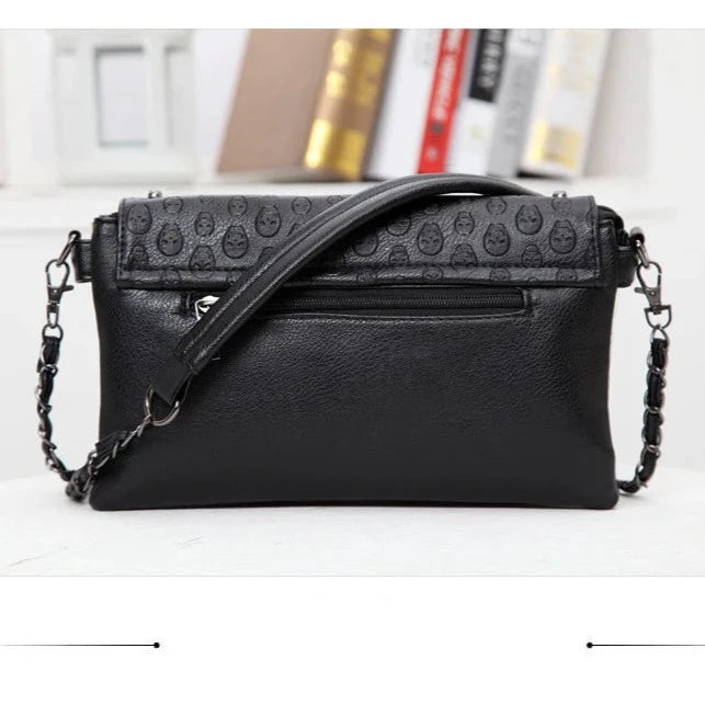 Skull Handbag Rivet Gothic