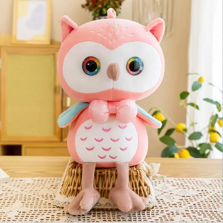 Owl Shaped Stuffed Fluffy Toy