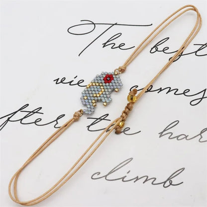 Elephant Pattern Bracelets Bohemian Handmade Bead