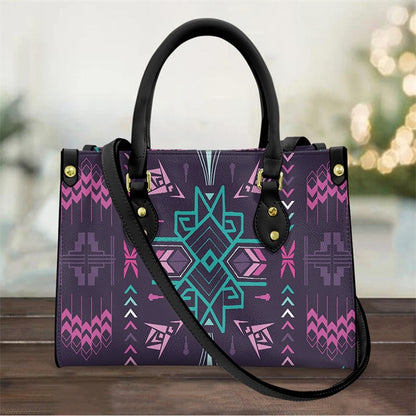 Native Tribal Printing Leather Handbags