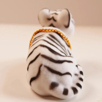 Tiger Resin Shake Head Ornament Car