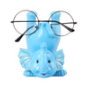 Cute Elephant Figurines Glasses Holder Resin