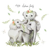 Elephants Family Baby Wall Stickers PVC Decals