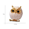 Owl Pearl Brooch  Scarf Clip Collar