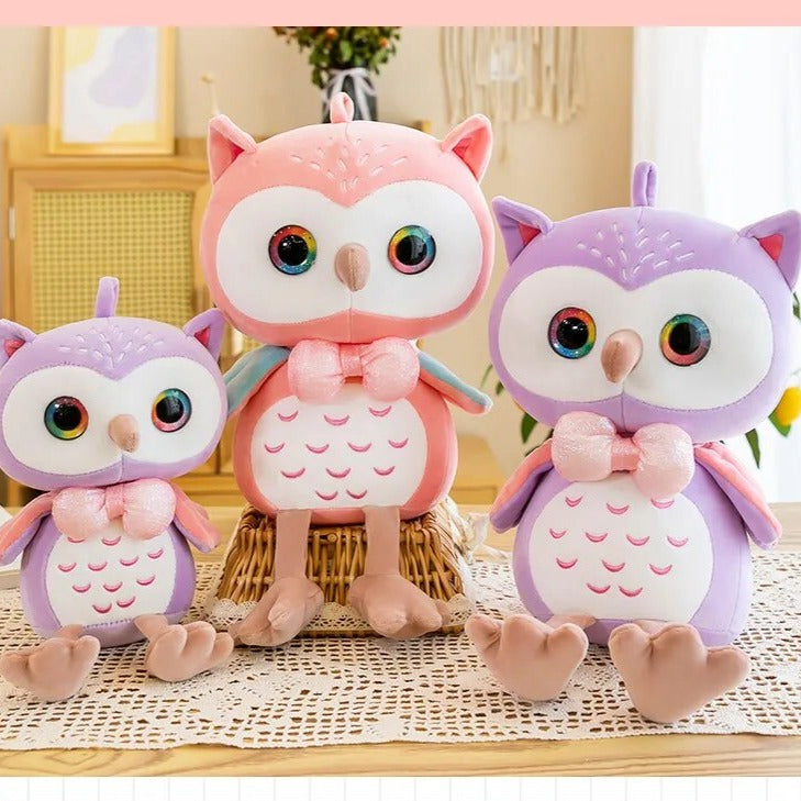 Owl Shaped Stuffed Fluffy Toy