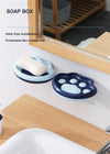 Cat Paws Shape Wall Hanging Soap Shelf Storage Bathroom