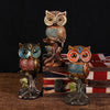 Owl Decor Statue Resin Figurines