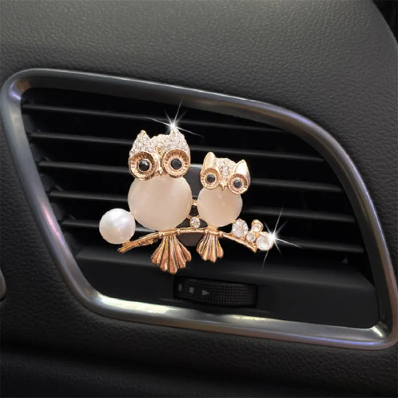 Owl Perfume Clip Car Deodorizing Air Freshener