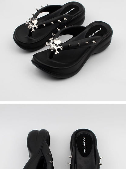 Fashion Gothic Skull Non-slip Sandals