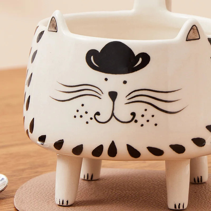 Cat Mug With 4 Legs Coffee Mug