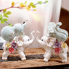 Elephant Wine Cabinet Ceramic Statue