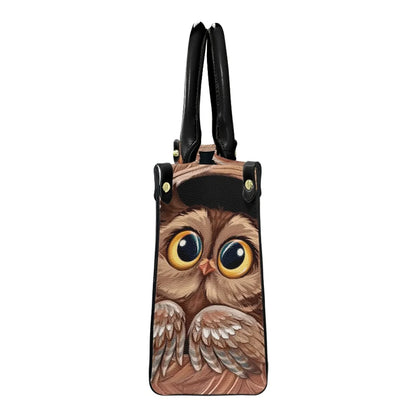 Owl Handbags Pattern Leather