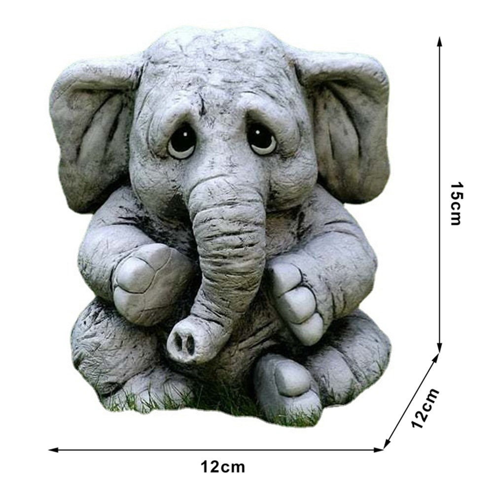 Elephant Statue Resin Figurines