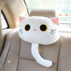 Headrest Neck Pillow Cartoon  Cat Neck Support Cushion