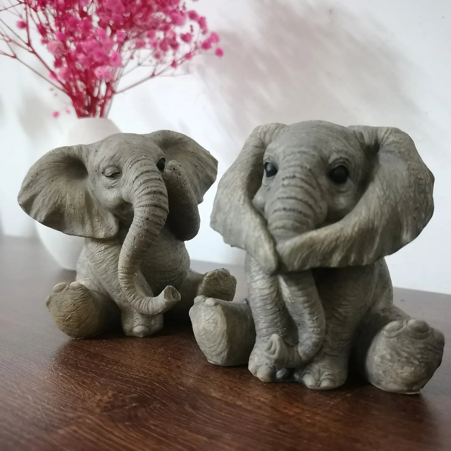 Elephant Baby Resin Decoration Statue