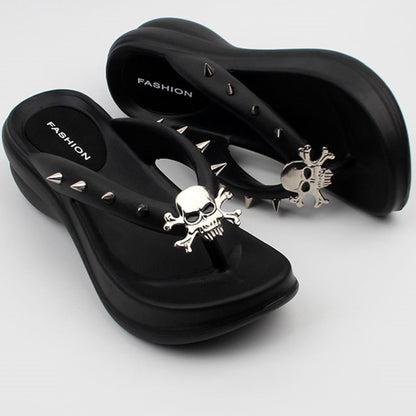 Fashion Gothic Skull Non-slip Sandals