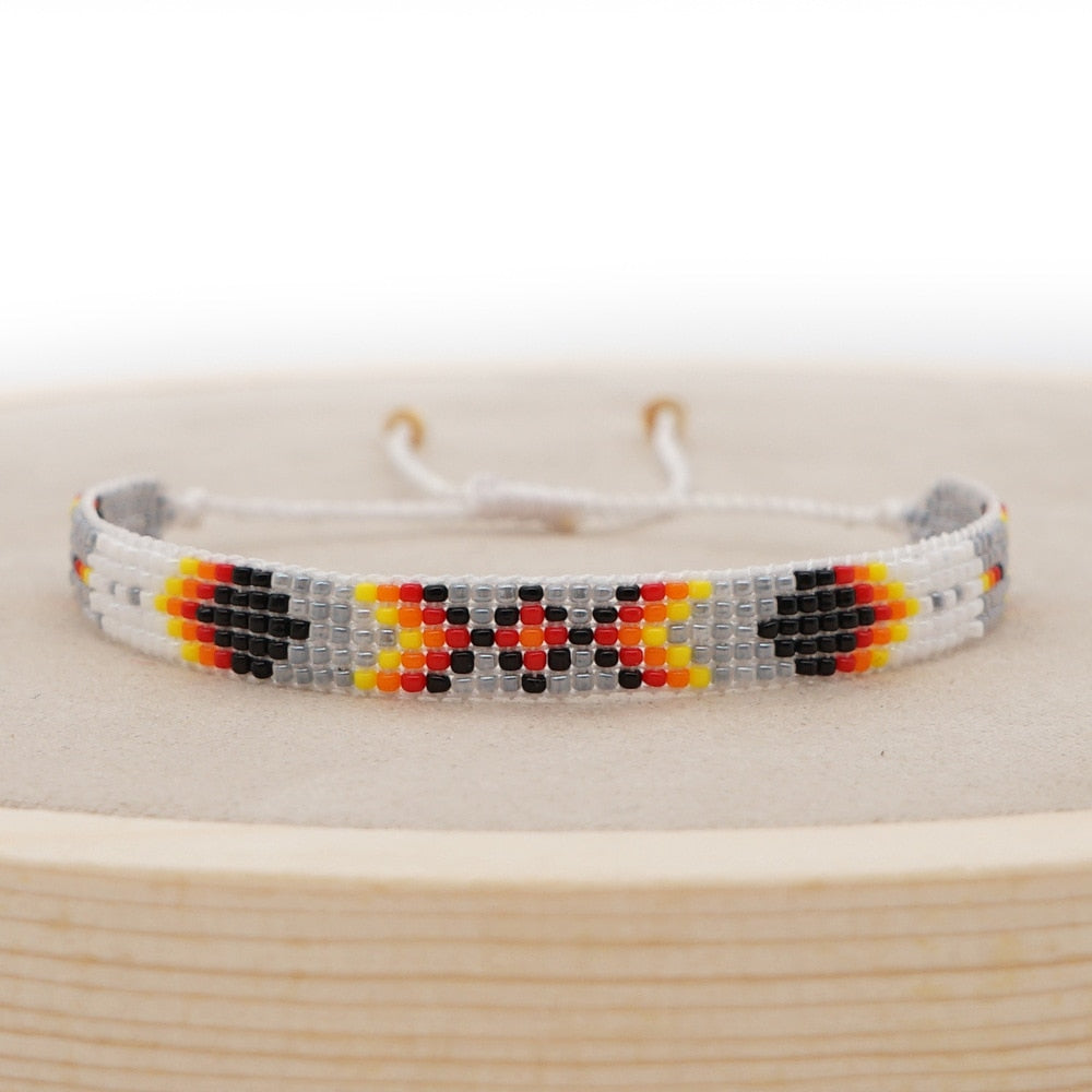 Native Hand Beaded Bracelet Adjustable