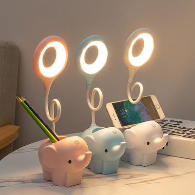 Cute Elephant LED Table Lamp USB Powered